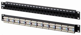 TWT-PP24UTP - 19" RJ45 Cat.5e, 110, 24 